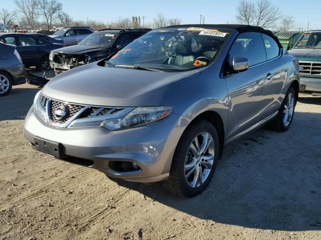 JN8AZ1FY6BW002465 - 2011 NISSAN MURANO CRO GRAY photo 2