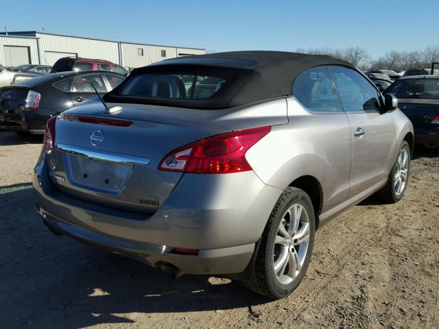 JN8AZ1FY6BW002465 - 2011 NISSAN MURANO CRO GRAY photo 4