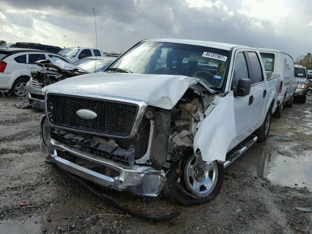 1FTRW12W77KD24901 - 2007 FORD F150 SUPER WHITE photo 2