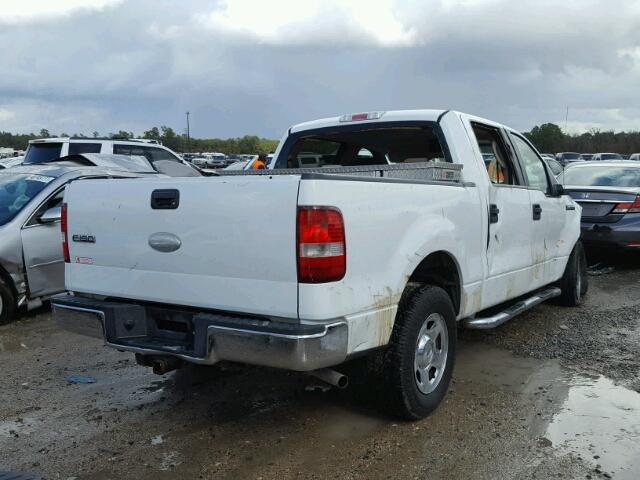 1FTRW12W77KD24901 - 2007 FORD F150 SUPER WHITE photo 4