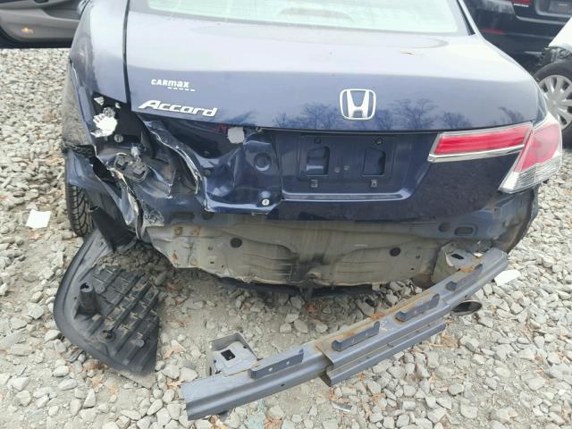 1HGCP2F37BA118759 - 2011 HONDA ACCORD LX BLUE photo 9