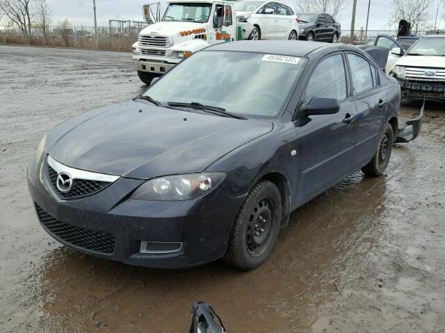 JM1BK32F271678677 - 2007 MAZDA 3 I CHARCOAL photo 2