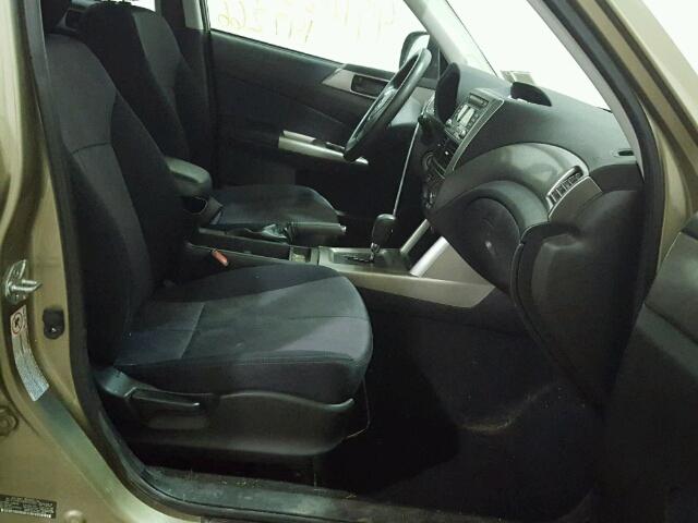 JF2SH616X9H791807 - 2009 SUBARU FORESTER 2 GOLD photo 5