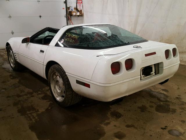 1G1YY22PXR5116185 - 1994 CHEVROLET CORVETTE WHITE photo 3