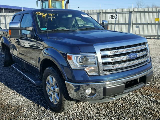 1FTFW1ET0DFD19421 - 2013 FORD F150 SUPER BLUE photo 1