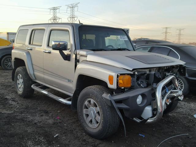 5GTEN43E788227911 - 2008 HUMMER H3 LUXURY SILVER photo 1