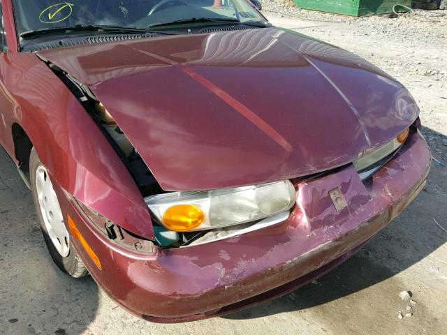 1G8ZH52802Z308584 - 2002 SATURN SL1 RED photo 9