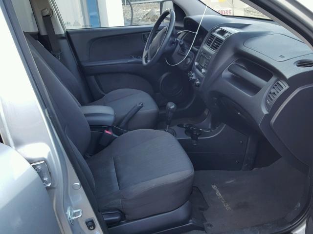 KNDKG3A47A7722811 - 2010 KIA SPORTAGE L SILVER photo 5