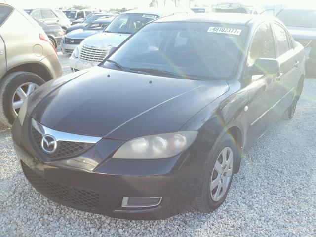 JM1BK12F481788300 - 2008 MAZDA 3 I BLACK photo 2