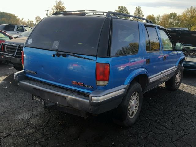 1GKDT13W7S2521114 - 1995 GMC JIMMY 蓝色 照片 4