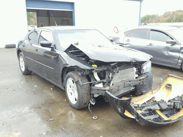 2B3CA4CT5AH148778 - 2010 DODGE CHARGER BLACK photo 1