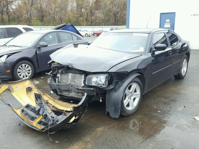 2B3CA4CT5AH148778 - 2010 DODGE CHARGER BLACK photo 2