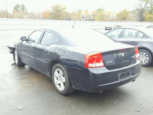 2B3CA4CT5AH148778 - 2010 DODGE CHARGER BLACK photo 3