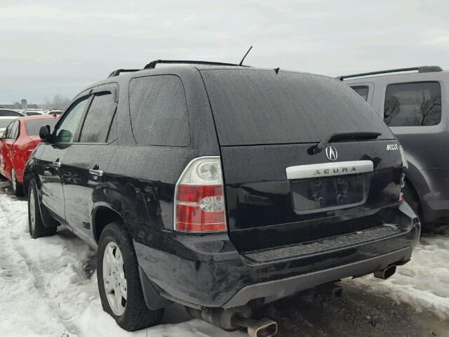 2HNYD18986H003212 - 2006 ACURA MDX TOURIN BLACK photo 3