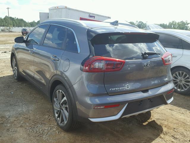 KNDCE3LC5J5118250 - 2018 KIA NIRO TOURI GRAY photo 3