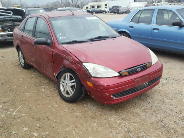 1FAFP34P6YW114257 - 2000 FORD FOCUS SE MAROON photo 1