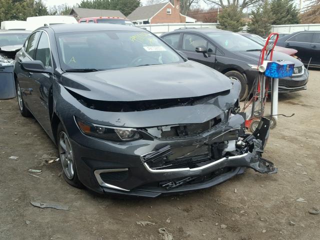 1G1ZB5ST2HF281208 - 2017 CHEVROLET MALIBU LS BLACK photo 1