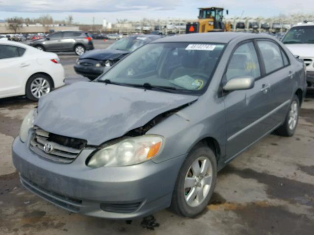 1NXBR38E54Z337029 - 2004 TOYOTA COROLLA CE GRAY photo 2