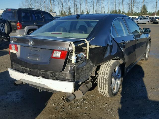 JH4CU26659C025463 - 2009 ACURA TSX BLACK photo 4