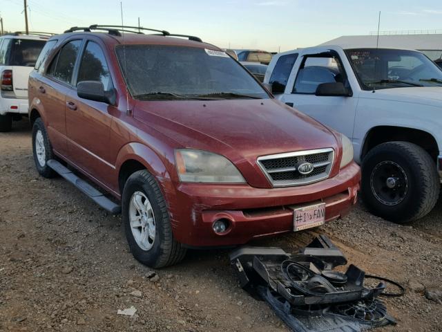 KNDJD733665623870 - 2006 KIA SORENTO EX RED photo 1