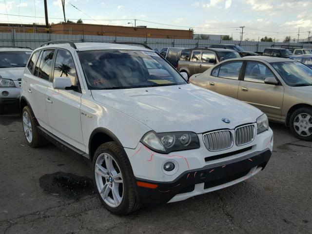 WBXPC93407WF10936 - 2007 BMW X3 3.0SI WHITE photo 1