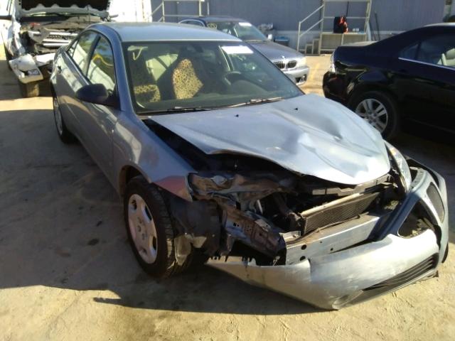 1G2ZF58B974195659 - 2007 PONTIAC G6 VALUE L GRAY photo 1