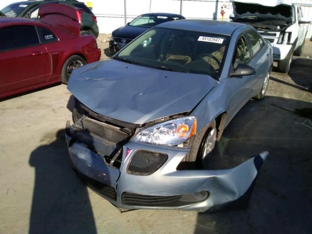 1G2ZF58B974195659 - 2007 PONTIAC G6 VALUE L GRAY photo 2