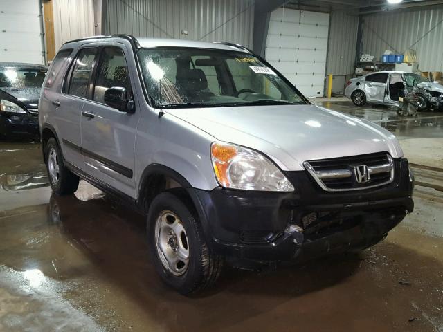 JHLRD78403C003465 - 2003 HONDA CR-V LX SILVER photo 1