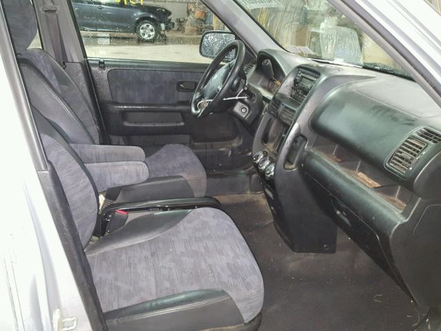 JHLRD78403C003465 - 2003 HONDA CR-V LX SILVER photo 5