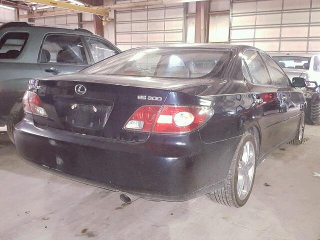 JTHBF30G136010915 - 2003 LEXUS ES 300 BLUE photo 4