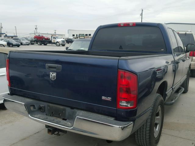 1D7HA18N85J594429 - 2005 DODGE RAM 1500 S BLUE photo 4