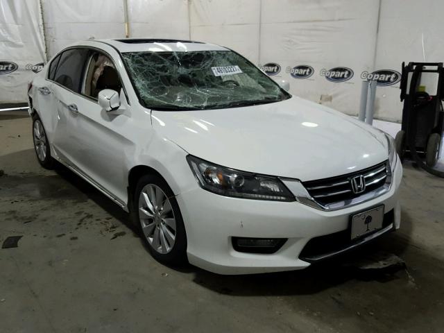 1HGCR2F83FA048074 - 2015 HONDA ACCORD EXL WHITE photo 1