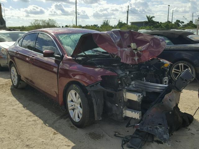 1C3CCCAB6GN136950 - 2016 CHRYSLER 200 LIMITE RED photo 1