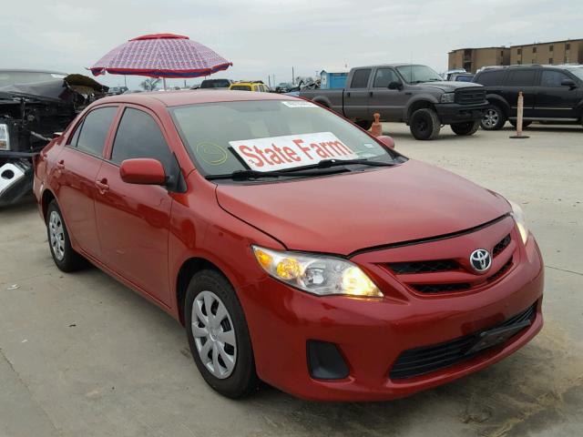 5YFBU4EE1DP183381 - 2013 TOYOTA COROLLA BA ORANGE photo 1