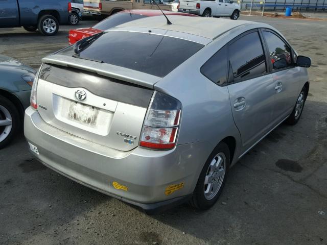 JTDKB20U657010404 - 2005 TOYOTA PRIUS GRAY photo 4