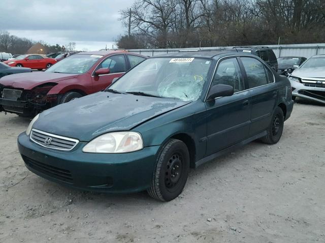 2HGEJ6673YH531650 - 2000 HONDA CIVIC LX GRAY photo 2