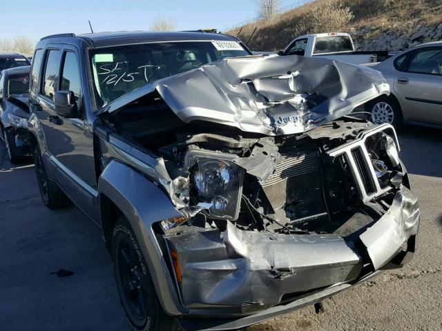 1C4PJMAK0CW123916 - 2012 JEEP LIBERTY SP GRAY photo 1