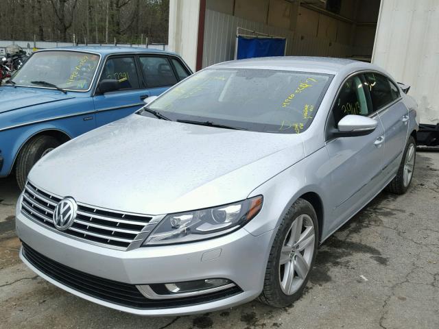 WVWAN7AN9DE563016 - 2013 VOLKSWAGEN CC SPORT SILVER photo 2