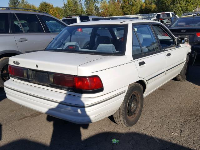 3MAPM10JXPR660428 - 1993 MERCURY TRACER WHITE photo 4
