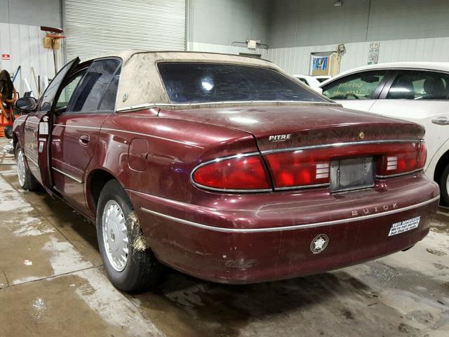 2G4WY52M8W1468387 - 1998 BUICK CENTURY LI MAROON photo 3