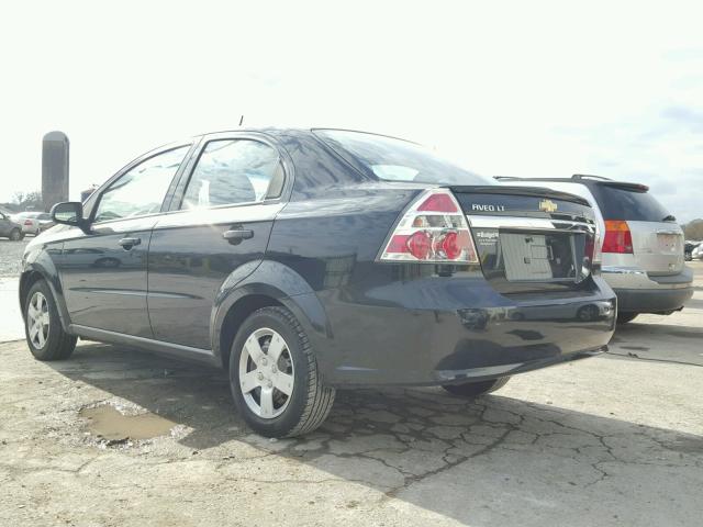 KL1TD5DEXAB109308 - 2010 CHEVROLET AVEO LS BLACK photo 3