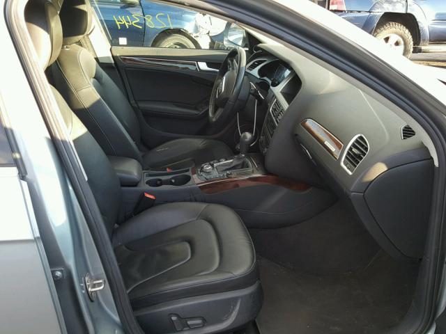 WAUMK78K29N046646 - 2009 AUDI A4 PRESTIG GRAY photo 5