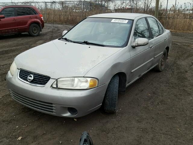 3N1CB51D23L708332 - 2003 NISSAN SENTRA XE BEIGE photo 2