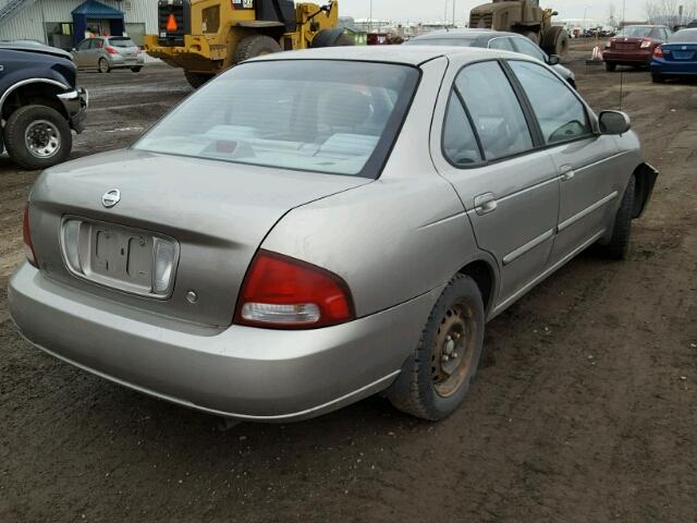 3N1CB51D23L708332 - 2003 NISSAN SENTRA XE BEIGE photo 4