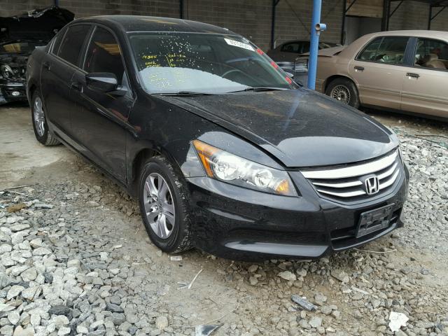 1HGCP2F67CA057022 - 2012 HONDA ACCORD SE BLACK photo 1