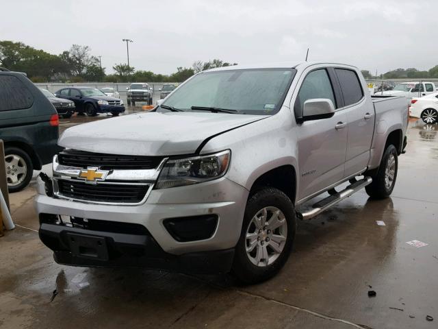 1GCGSCEA6H1326922 - 2017 CHEVROLET COLORADO L SILVER photo 2