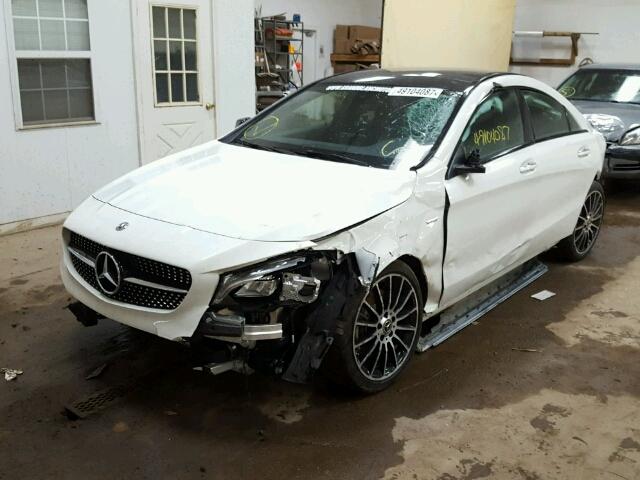 WDDSJ4GB1JN538012 - 2018 MERCEDES-BENZ CLA 250 4M WHITE photo 2