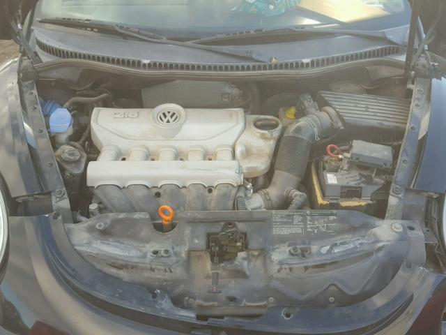 3VWSW31C77M506494 - 2007 VOLKSWAGEN NEW BEETLE 黑色 照片 7