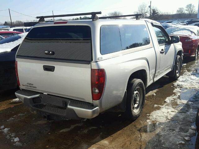 1GCCSBF92C8154496 - 2012 CHEVROLET COLORADO SILVER photo 4