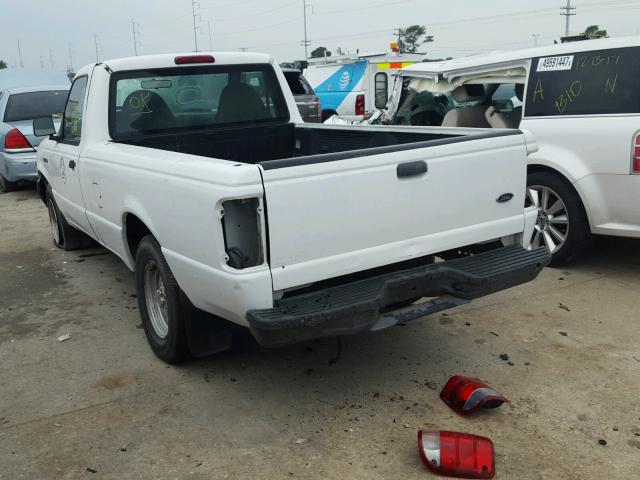 1FTYR10U11TB00562 - 2001 FORD RANGER YELLOW photo 3